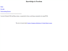 Tablet Screenshot of knowledge-is-freedom.com